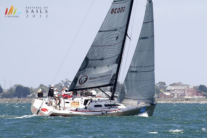 Festival Of Sails 2012, Tourism Victoria Premier Racing Series, Sydney 38 Division, Royal Geelong Yacht Club, Geelong (AUS), 26/01/2012. Cinquante © Teri Dodds/ Festival of Sails http://www.festivalofsails.com.au/